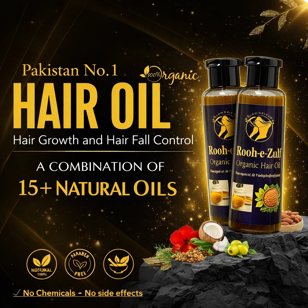 Rooh-e-Zulf Organic Hair Oil