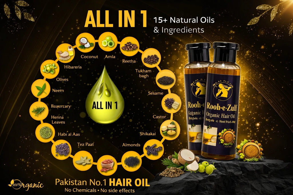 Rooh-e-Zulf Organic Hair Oil